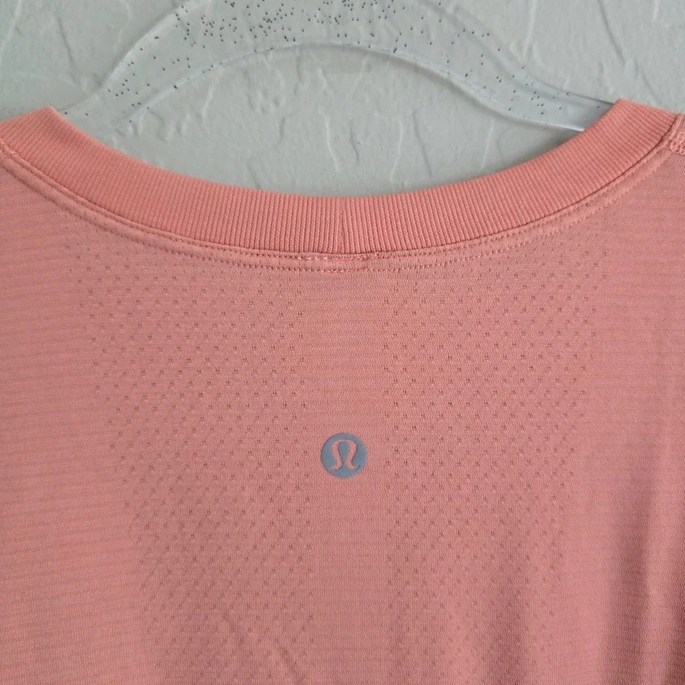 Lululemon Swiftly Relaxed-Fit Long Sleeve Shirt Size 8 Sunny Coral